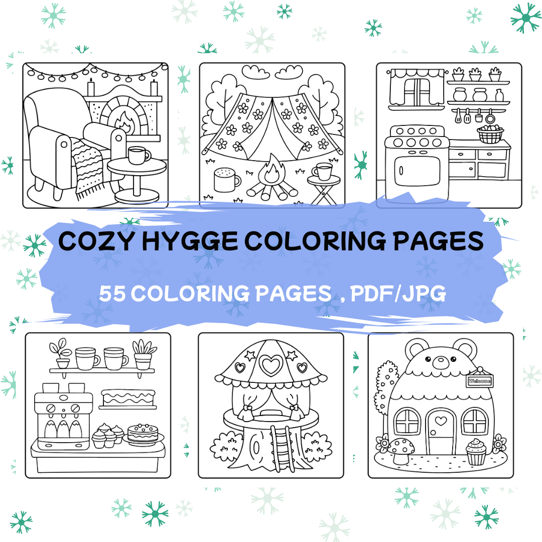 Cozy Hygge Coloring Book _ Multicloria