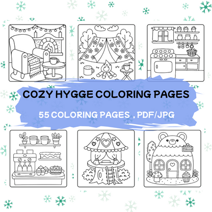 Cozy Hygge Coloring Book _ Multicloria